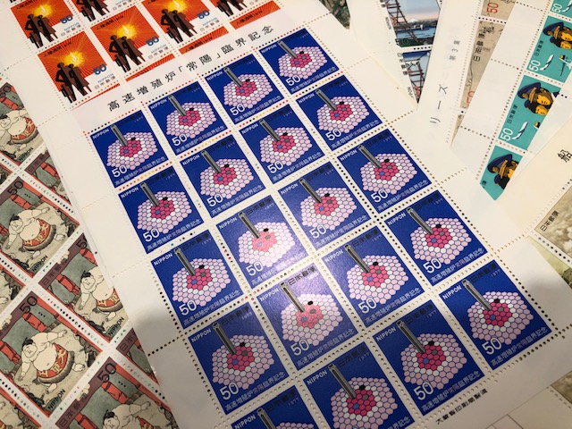 日本切手シート　額面50円　大量