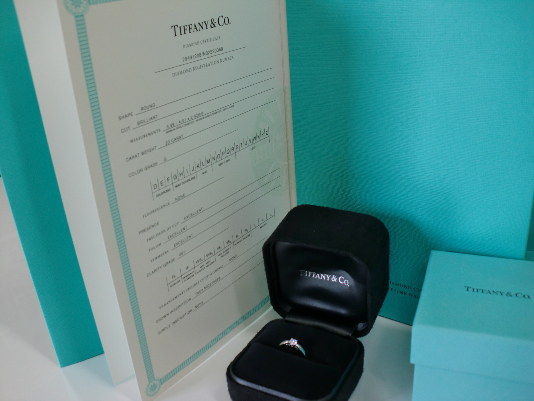 Tiffany&Co ティファニー  Pt950 ダイヤモンドリング