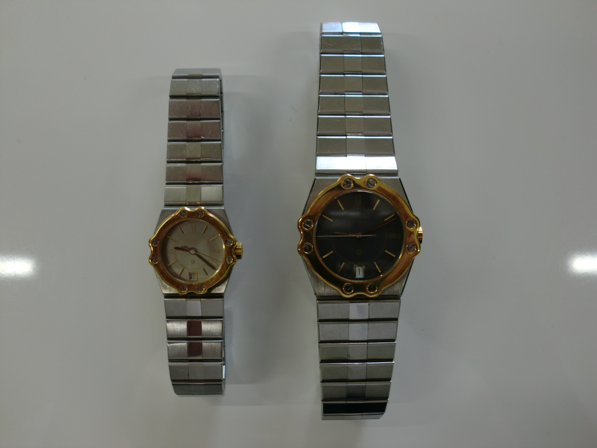 Chopard ショパール サンモリッツ 8024・8023  YG コンビ クォーツ 腕時計 ペア
