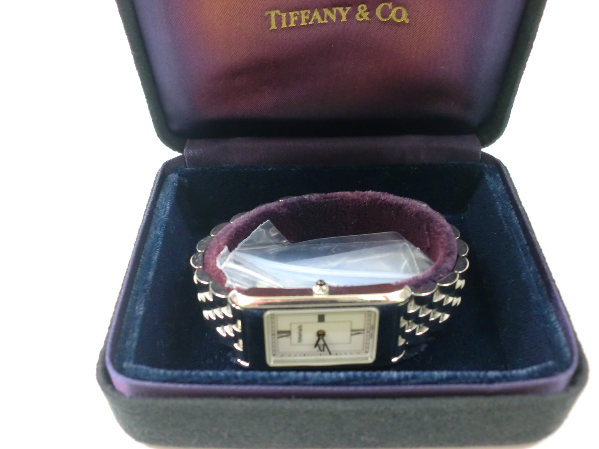 Tiffany & Co. ティファニー クラシック スクエア クォーツ腕時計  レディース