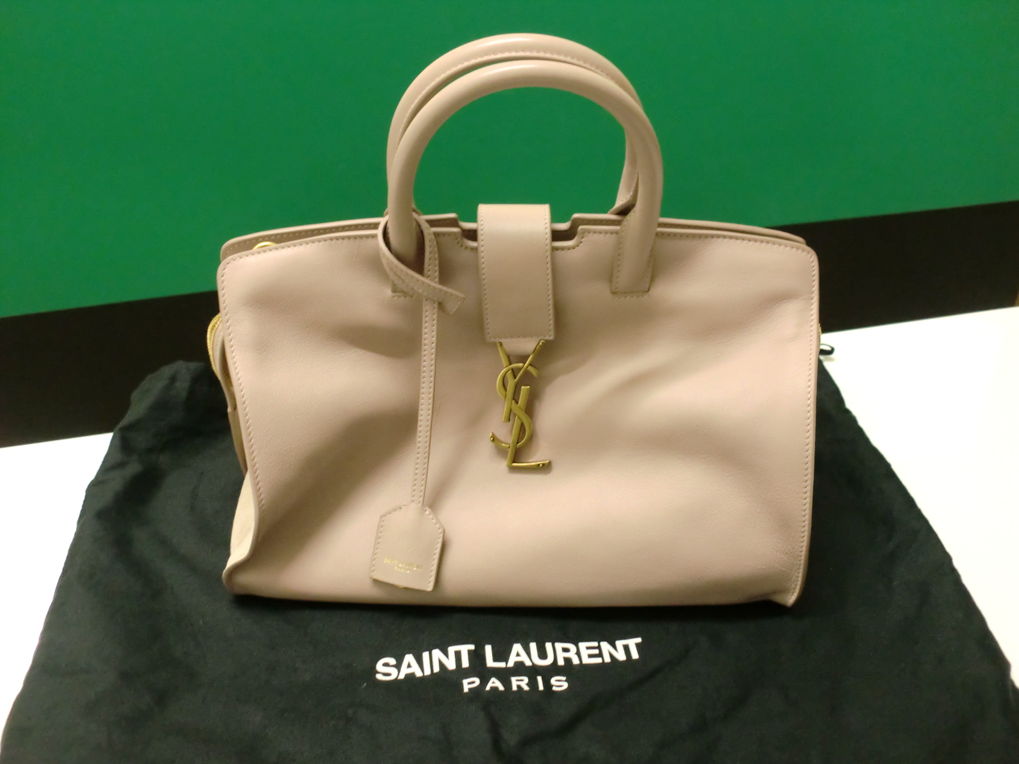 SAINT LAURENT サンローラン  2WAY ハンドバッグ ピンク サイドスウェード 