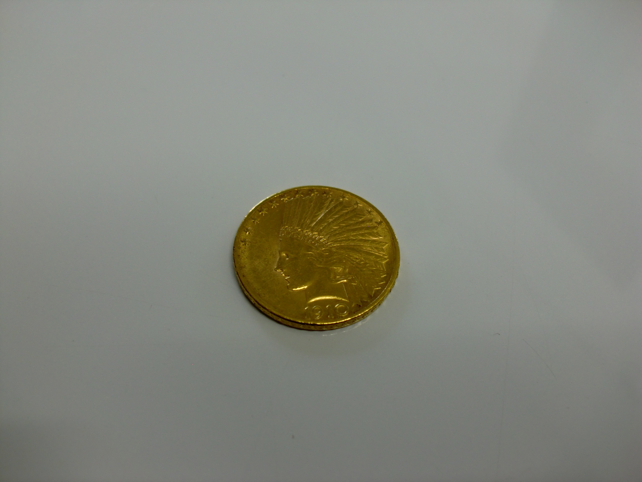 10ドル  インディアンヘッド金貨（K21.6） 